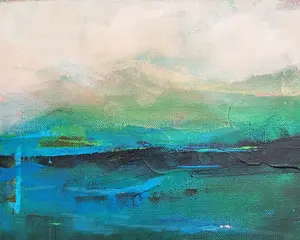 After the Rain giclée print of an original Acrylic painting, Artistic Wall Art Decor Ornaments for Room Decoration Photo Print
