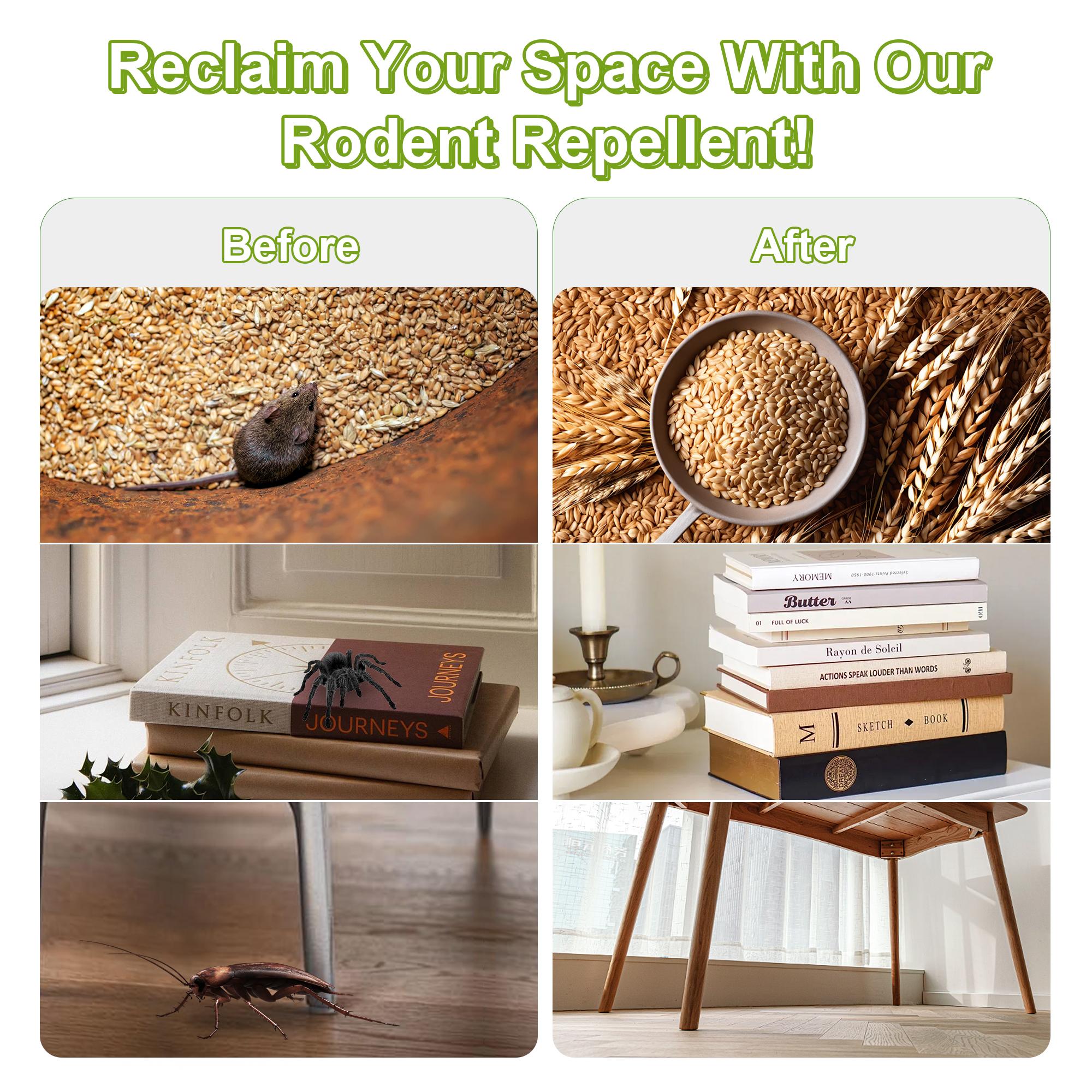 10 Pouches Peppermint Oil Mouse Repellent, Long Lasting Mice Repellent, Natural Formula Rat Repellent, Eco Friendly, Pet & Kids Friendly 10 Pouches Peppermint Oil Mouse Repellent, Long Lasting Mice Repellent, Natural Formula Rat Repellent, Eco Friendly, Pet & Kids Friendly