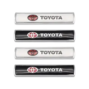 Toyota 3D Fender Side Badge Sticker, Body Side & Rear Trunk Emblem, Fits Toyota Corolla, Camry, RAV4, Highlander, Wildlander, Avalon, Prado, Sienna