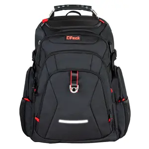 OPACK 45L Heavy Duty Travel Backpack for Men & Women | 17.3" Laptop Compartment | RFID Blocking Anti-Theft Pocket | Water Resistant | USB Charging Port | Large Capacity Multi-Pocket School, Business & Travel Backpack