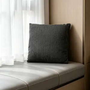 FREE Dark Gray Textured Throw Pillow  Gift With Purchase | Cozy Home Decor Accent tiktokshopspringglowup