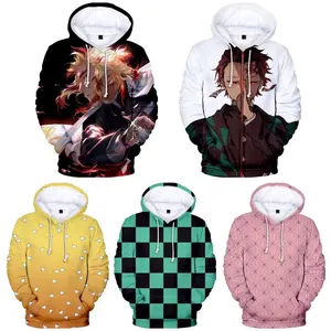 Demon Slayer Anime Fashion Cute Hoodie Unisex Role Playing Hoodie Adult 3D Casual Adult Kids Sweatshirt Soft, Comfortable and Warm