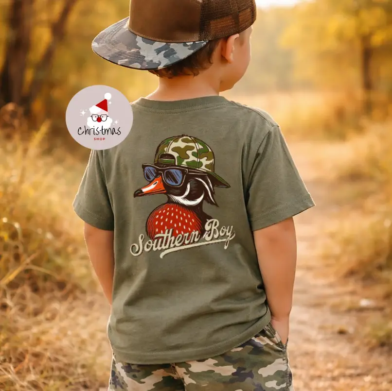 YOUTH & ADULT Southern Boy Wood Duck t-shirt, toddler boy clothing, toddler boy stuff, country boy clothes, hunting lover