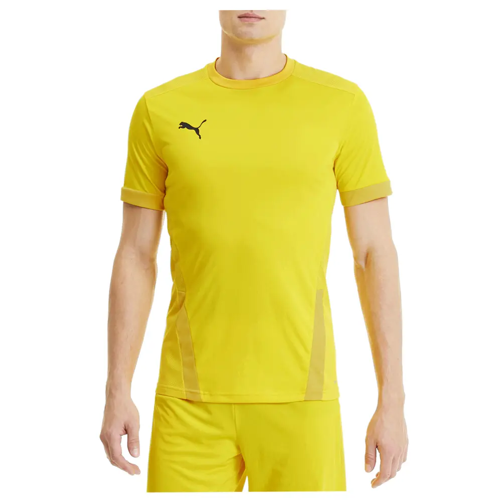 PUMA Mens Teamgoal 23 Crew Neck Short Sleeve Jersey Soccer Cleats  - Yellow