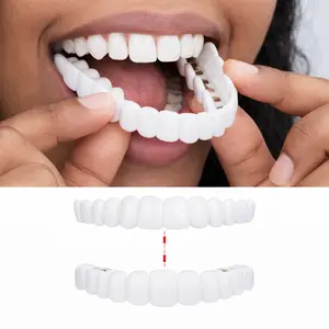 【3 Pairs】Snap-On Teeth Instant Whitening Temporary Teeth Repair Kit Smile Beautiful Snapping instants 2026 New Smile Hack Non-Medical
