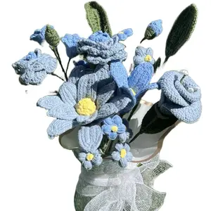 baby blue flower bouquet