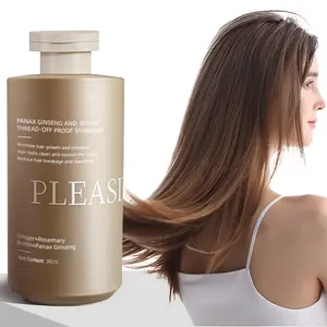 Scented Sulfate-Free Natural Anti-Hair Loss Shampoo - Ginger, Panax Ginseng & Biotin Infused Cleanser for Thinning Hair, Breakage Reduction & Daily Gentle Haircare