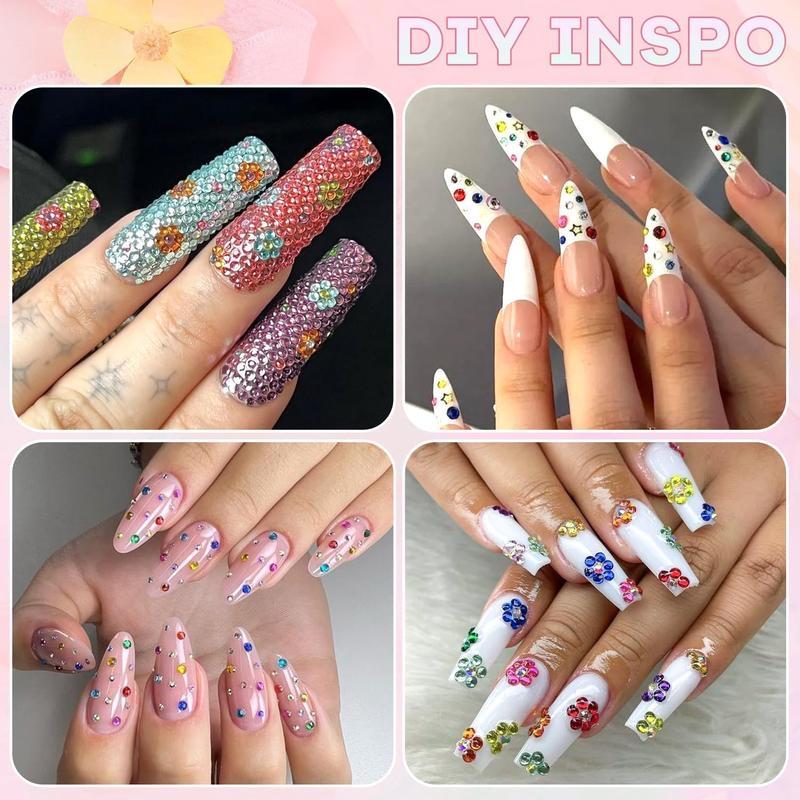 42000Pcs 42Colors 3mm Jelly Flatback Rhinestones