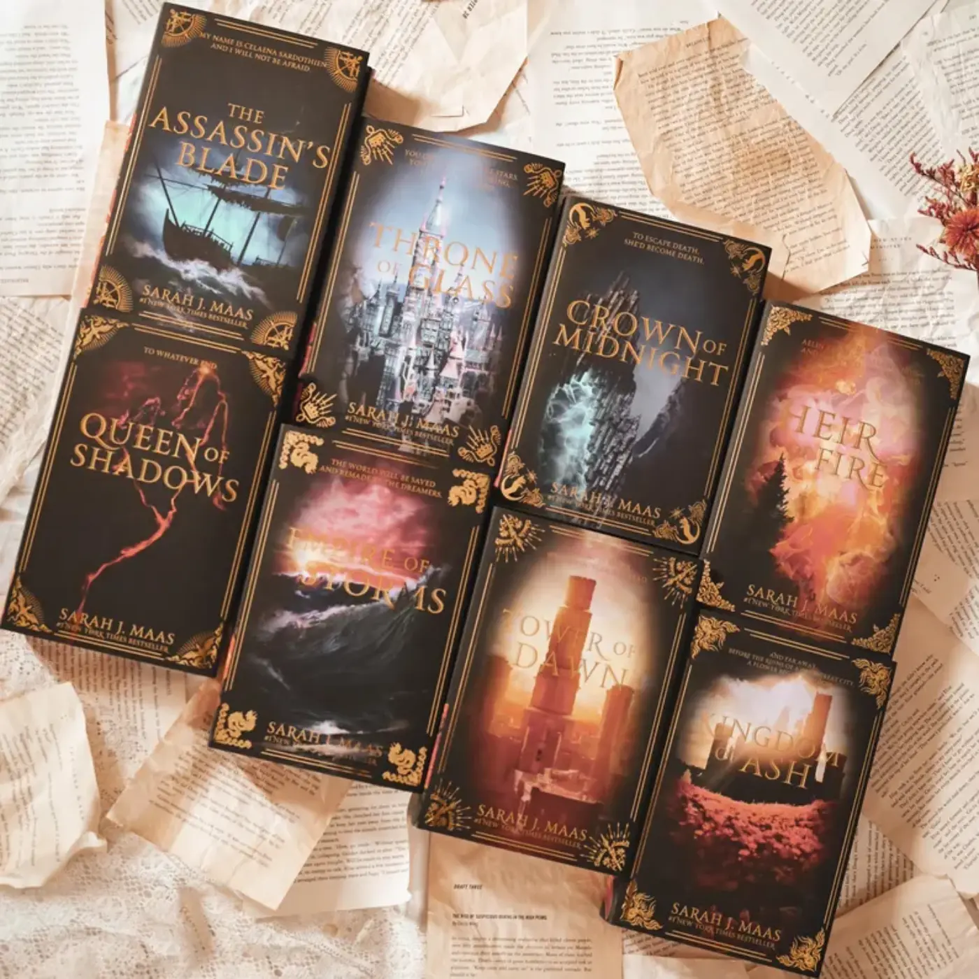 TOG LEGACY (Locations Dust Jackets) by Sarah J. Maas - Throne of Glass Special Edition Box Set