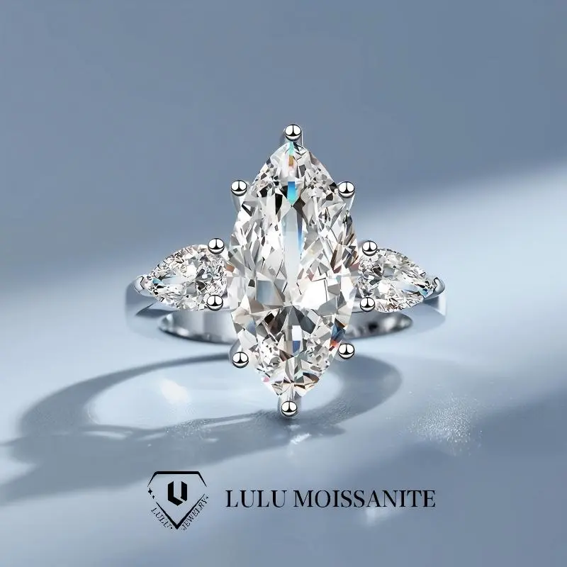 【#M231】 (Naomi) 925 Sterling Silver Synthetic Moissanite rings