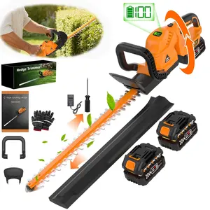 Cordless Hedge Trimmer&Pruner,Optional Mini Hedge Trimmer | 20V Battery,22inch Blade,Ideal for Lawns,Shrubs and Branches,High Performance Brushless Motor,5000 RPM,Max Cutting Capacity Up to 0.6Inches,Perfect Gift for Men,Great for Home Garden Care.