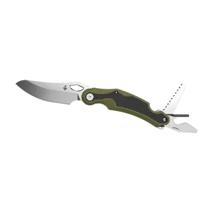 DOTS GEAR Saffire brand Toolman Outdoor Liner Lock Multi-tool 3.5" 8Cr14MoV Steel FRN & TPR Handle Ideal for Everyday Carry