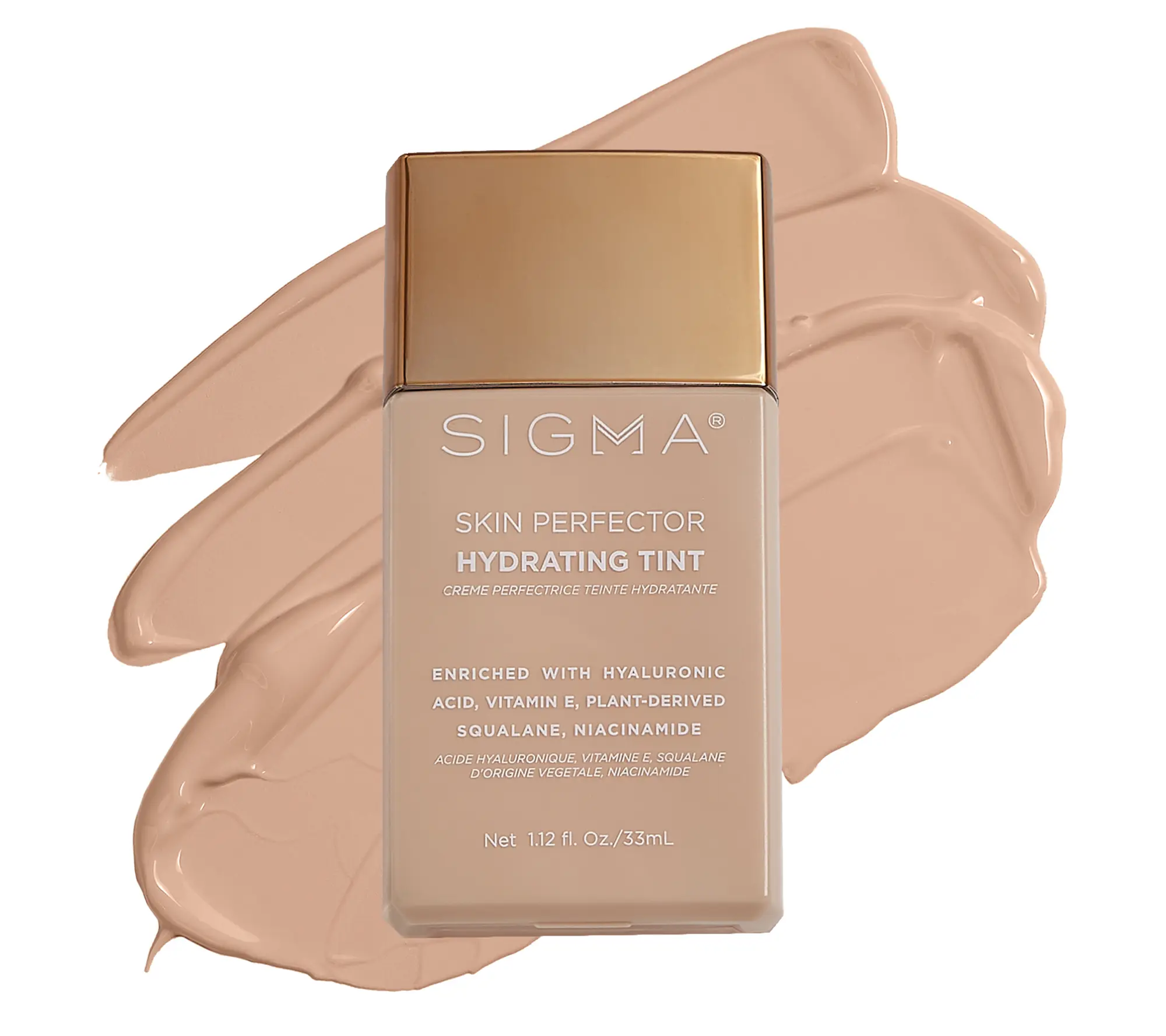 QVC Sigma Skin Perfector Hydrating Tint, Lightweight Moisturizing Makeup Cosmetic with Buildable Coverage
