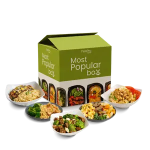FlexPro Meals 15-Count Meal Box - Instant Food Variety with Dishes in Green Box