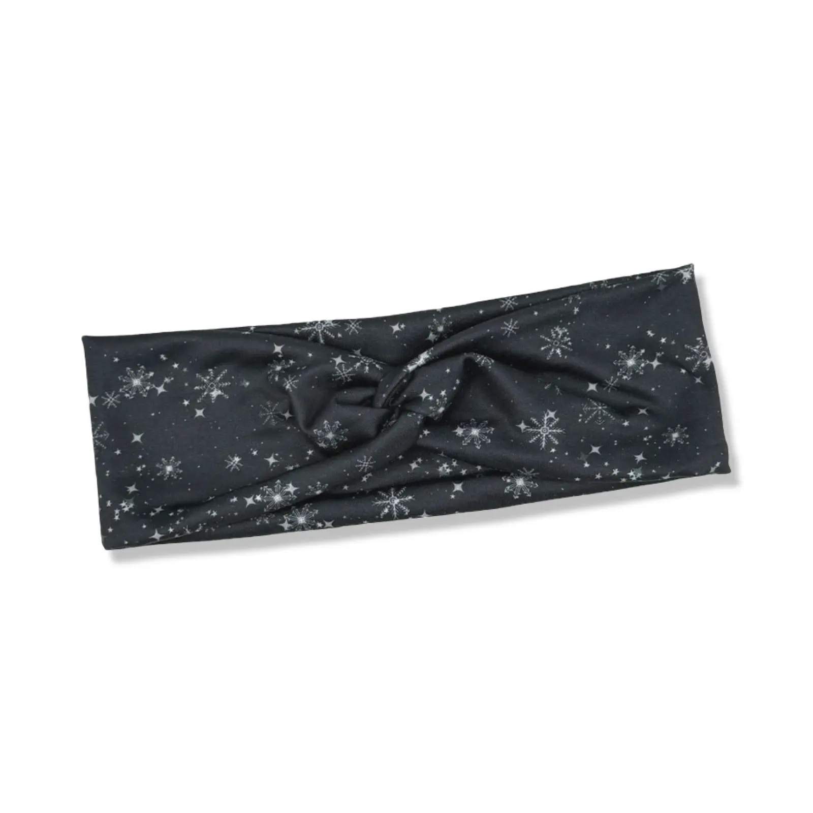 Winter Snowflakes Knotted Headband