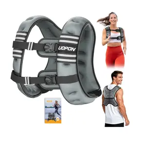 Adjustable Weighted Vest for Men & Women 10lb – Comfortable Walking & Running Vest with Reflective Stripes, Adjustable Buckle Straps for Strength Training & Fitness Workouts