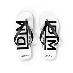 Love Died Loving Me - Flip Flops (White)