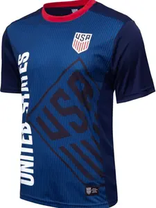 US Soccer USMNT Poly Shirt Soccer Game Day Shirt - Navy