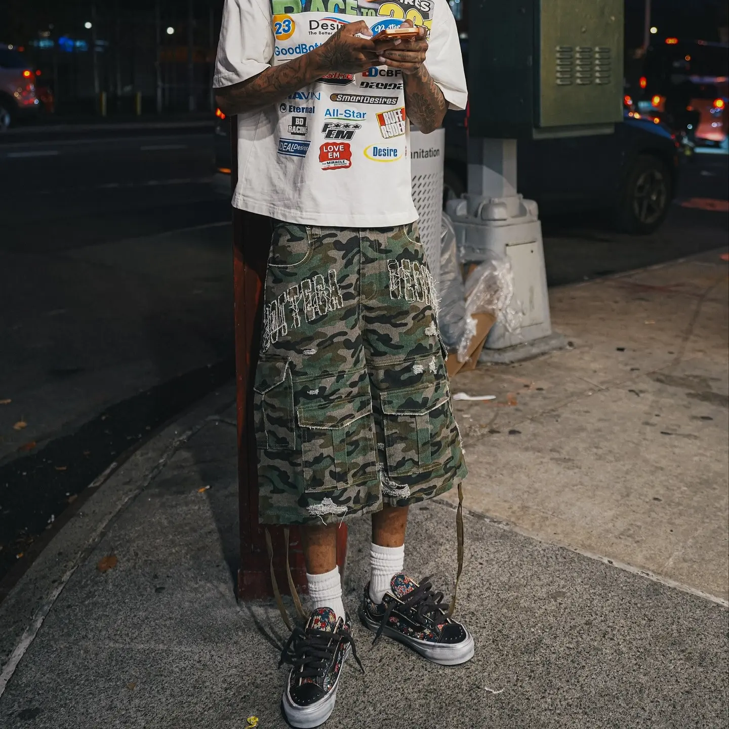 camo Mertra PANTS JORTS MERTRA パンツ jorts Shop TikTok - パンツ