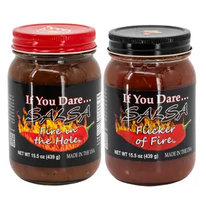 Spicy and Mild Salsa Bundle | 15.5 oz | If You Dare Foods