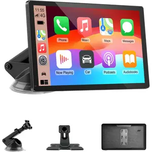 Screen for , 9''   &  -  Portable Touchscreen with /FM, Mirror Link, Voice Control, GPS Navigation, Hands-Free Calling, Plug & Play  Play Screen