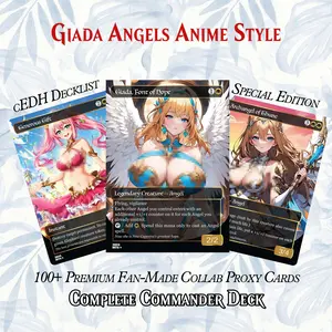 ️ GIADA ANGELS ANIME STYLE MTG PROXY COMMANDER DECK – PREMIUM COLLECTOR SET 122+ Cards