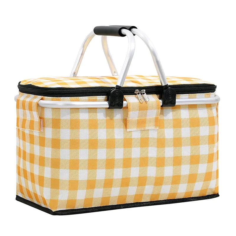 Folding Lunch/Dinner Thermal Picnic Basket $49.99 3-4 person