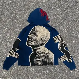 Oversized 3D Mummy Hoodie�C Y2K Street Aesthetic