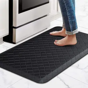 Floor Mat Cushioned Anti-Fatigue ,17.3"x28",Thick Waterproof Non-Slip Mats and Rugs Heavy Duty Ergonomic Comfort Rug for Kitchen,Floor,Office,Sink,Laundry