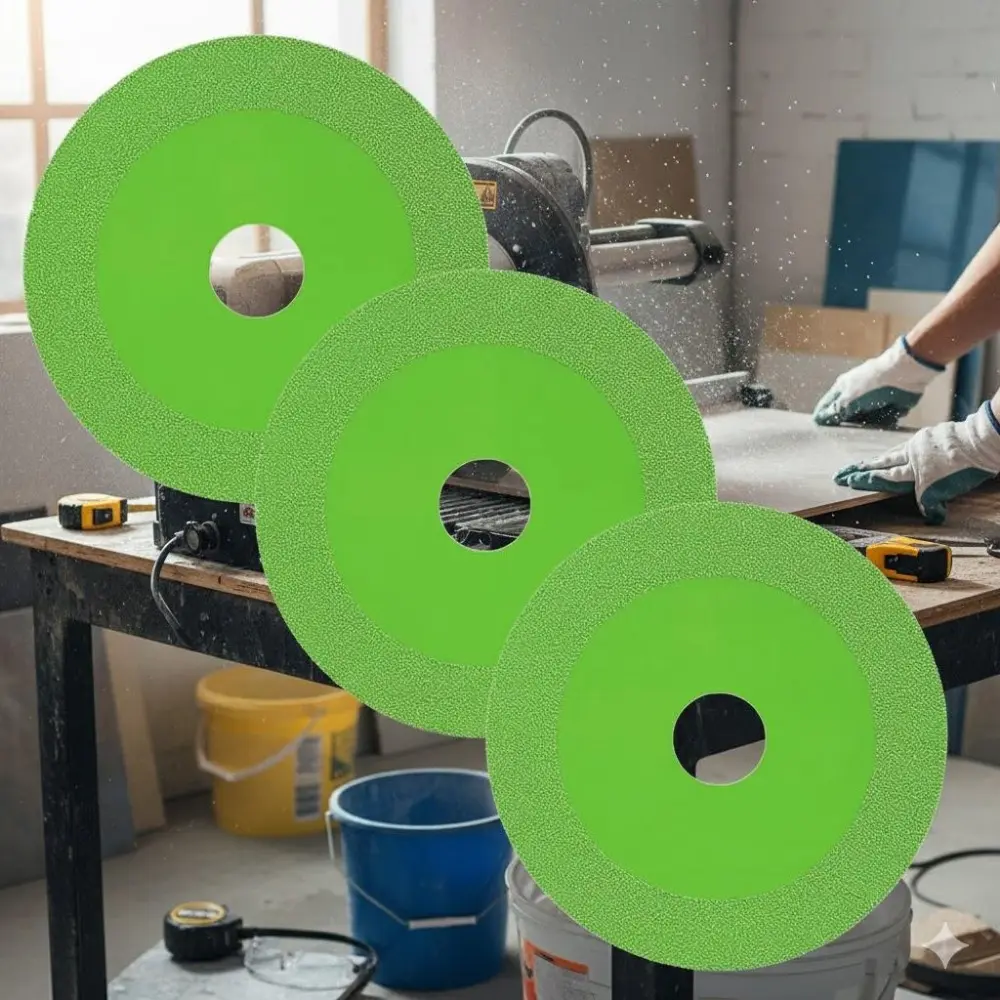 Professional Diamond Cutting Disc Set for Stone, Marble, and Jade - 4-in-1 Polishing Wheel, Durable Angle Grinder Blade, Efficient DIY Tools for Home Renovation and Construction
