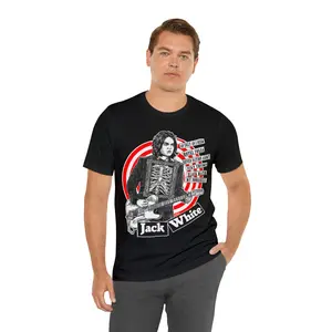 Jack White T shirt Plain White Shirt Slim Fit T shirt
