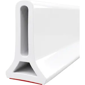 78Inch Collapsible Shower Threshold Water Dam 2" High Shower Barrier Water Stopper 2" Tall Shower Water Guard To Keep Water In Shower Dry And Wet Separation Bathroom Wheelchair Accessible