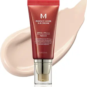 Missha Perfect Cover BB Cream SPF 42 PA+++ --- Smooth Blend Coverage Hydrating Foundation for All-Day Moisture