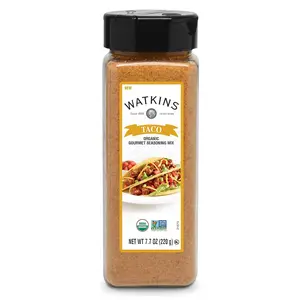 Watkins Gourmet Organic Taco Seasoning Spicy Powder Mix 7.7 oz Chillipowder Spice