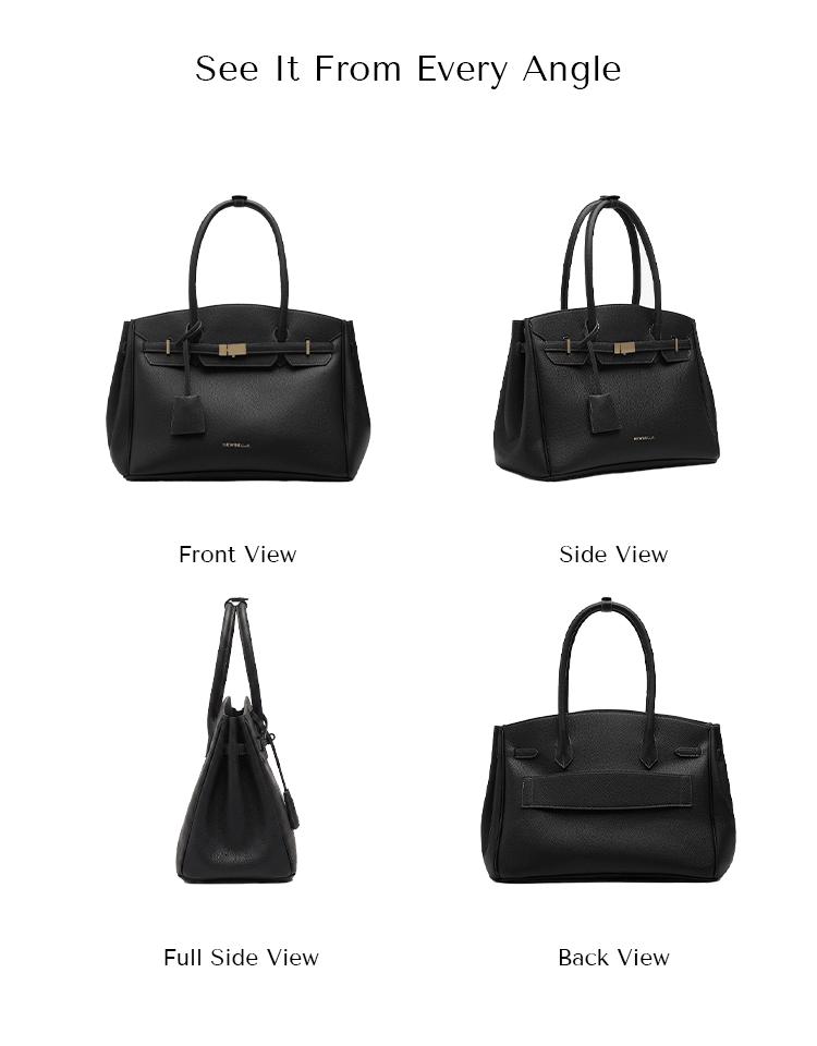 NEWBELLA Miranda M 13-Inch Laptop Tote Bag with Organizer and Adjustable Crossbody Strap for Work and Office #sohoch