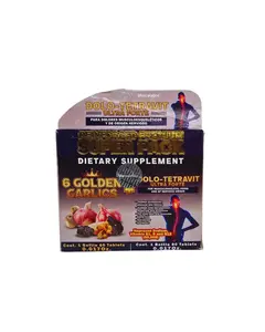 6 AJOS DORADOS + DOLO-TETRAVIT ULTRA FORTE 150 cápsulas Supplement Dietary Vitamin Moringa Immune Support
