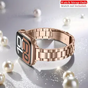 KAYKWONG'S Elegant Vintage Watch Band Compatible with Apple Watch Series 11/10/9/8/7/6/5/4/3/2/1/se Ultra, Fits 38-49mm Smartwatch, Autumn Winter Accessories