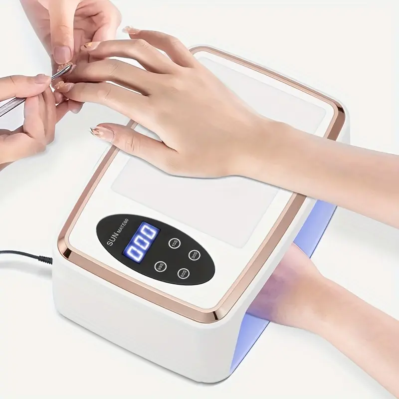 90 LED Nail Dryer Lamp UV Light For Gel Nail Polish With Motion Sensor For Nail Art And Pedicure In Large Space Salon Tool