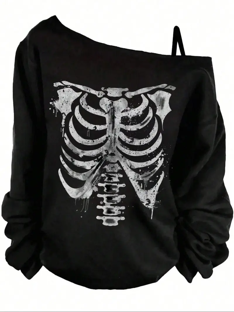 skeleton shirt long sleeve - TikTok Shop