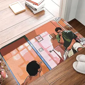 1PC Friday Movie Poster - Bathroom Art Poster Bathroom Mat Doormat Living Room Carpet Balcony Rug Home Decoration