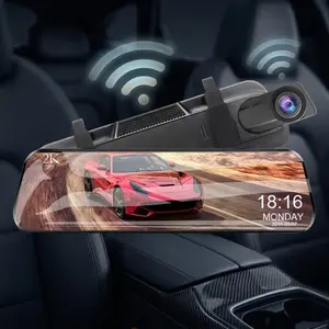 4K Dash Cam Front and Rear, Dual Channel Night Vision, Parking Mode, Loop Recording, Touch Screen Backup Camera, 24/7 Surveillance with 32GB Card for Car Security