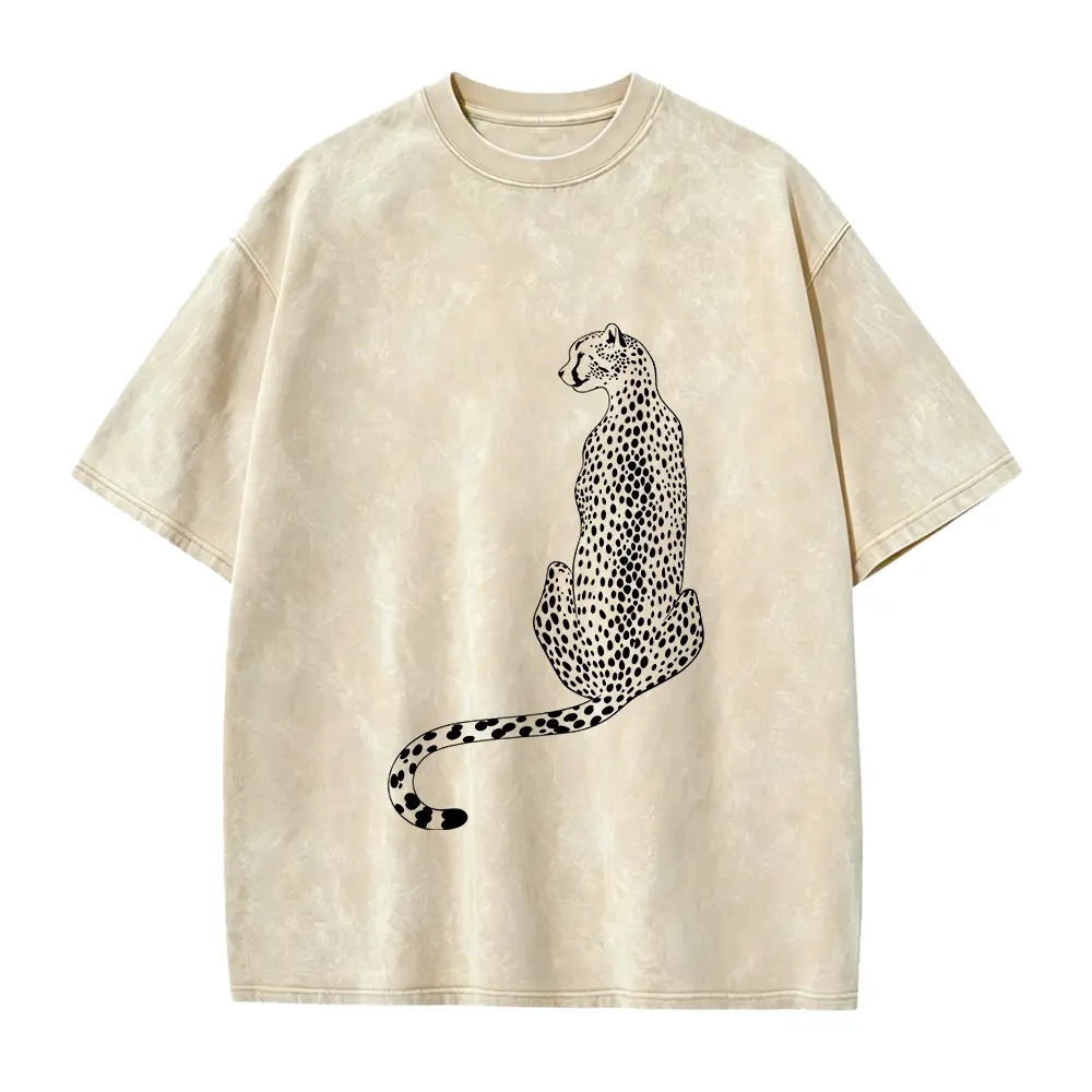 Leopard Graphic T-Shirt: Oversized Jungle Tee