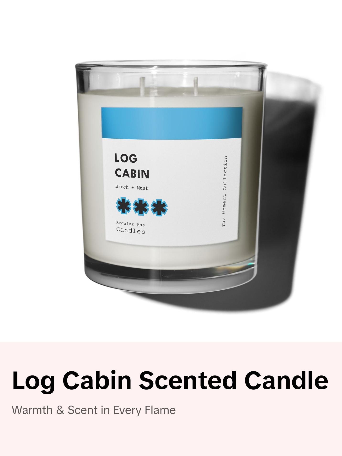 LOG CABIN Birch, Musk, Vetiver Candle