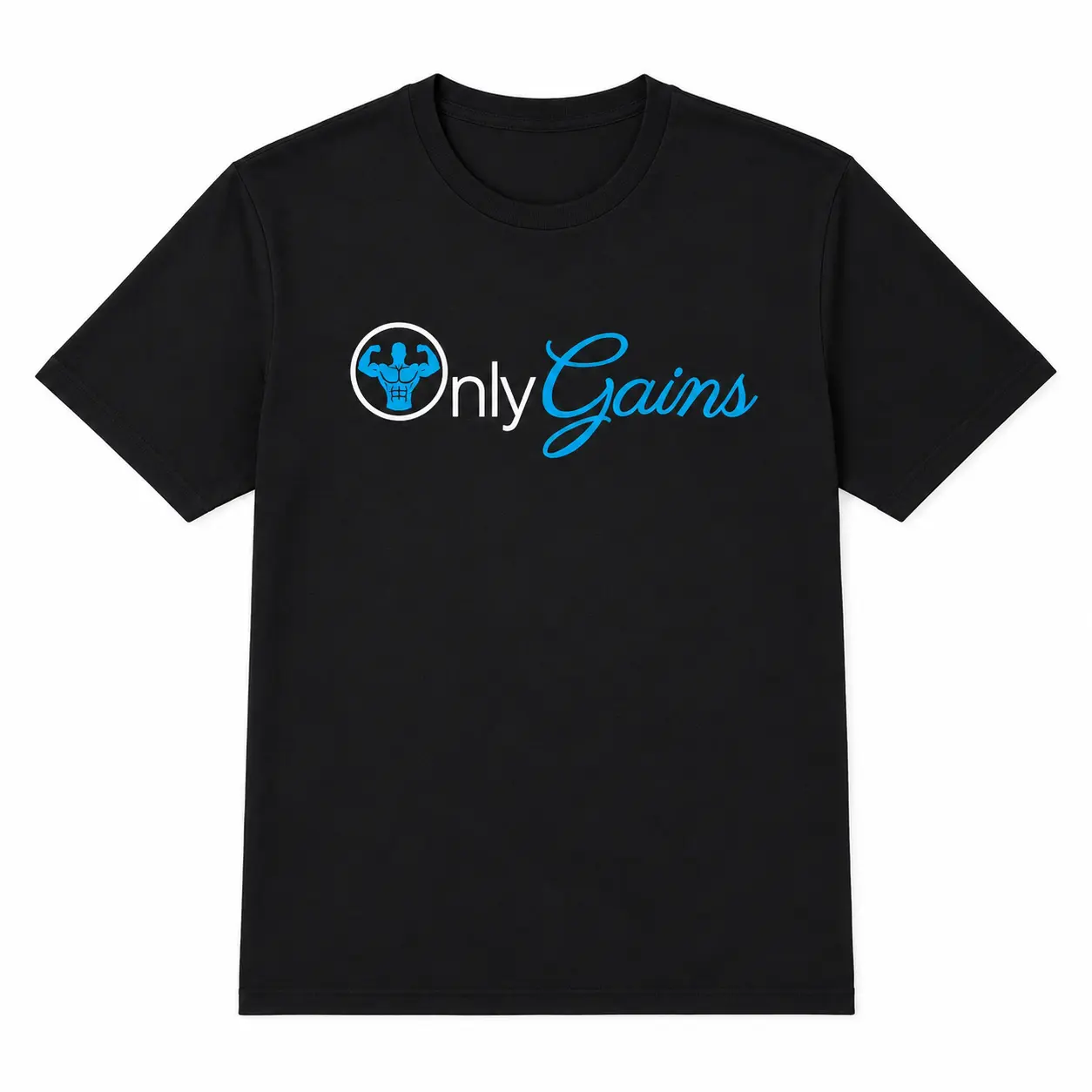 [100% Cotton] Only Gains Parody Gym Pump Cover | Men'S Workout T-Shirt | Funny Gym Rat Lifting Tee Golf Gift T-Shirt For Men And Women