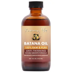 Sunny Isle Anti-Thinning Batana Oil Infused with Jamaican Black Castor Oil 4oz