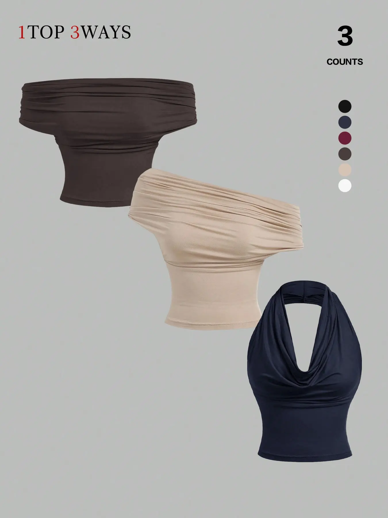 Navy Blue/Apricot/Dark Coffee