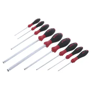 Wiha Tools 36790 MagicRing Ball End Screw Holding Hex Metric Screwdriver Set, 9 Pc.