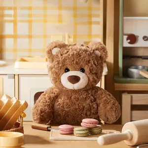 Cute & Soft Plush Bear Toy - Perfect for Holiday & Birthday Gifts, Polyester Blend, Assorted Colors, Gorilla, Plush Toy, Cuddly Teddy Bear