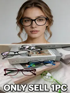 Single-Piece Eyewear Frame, Multiple Color Options, Trendy Large-Frame Design, Enhances Appearance, Versatile Streetwear Essential