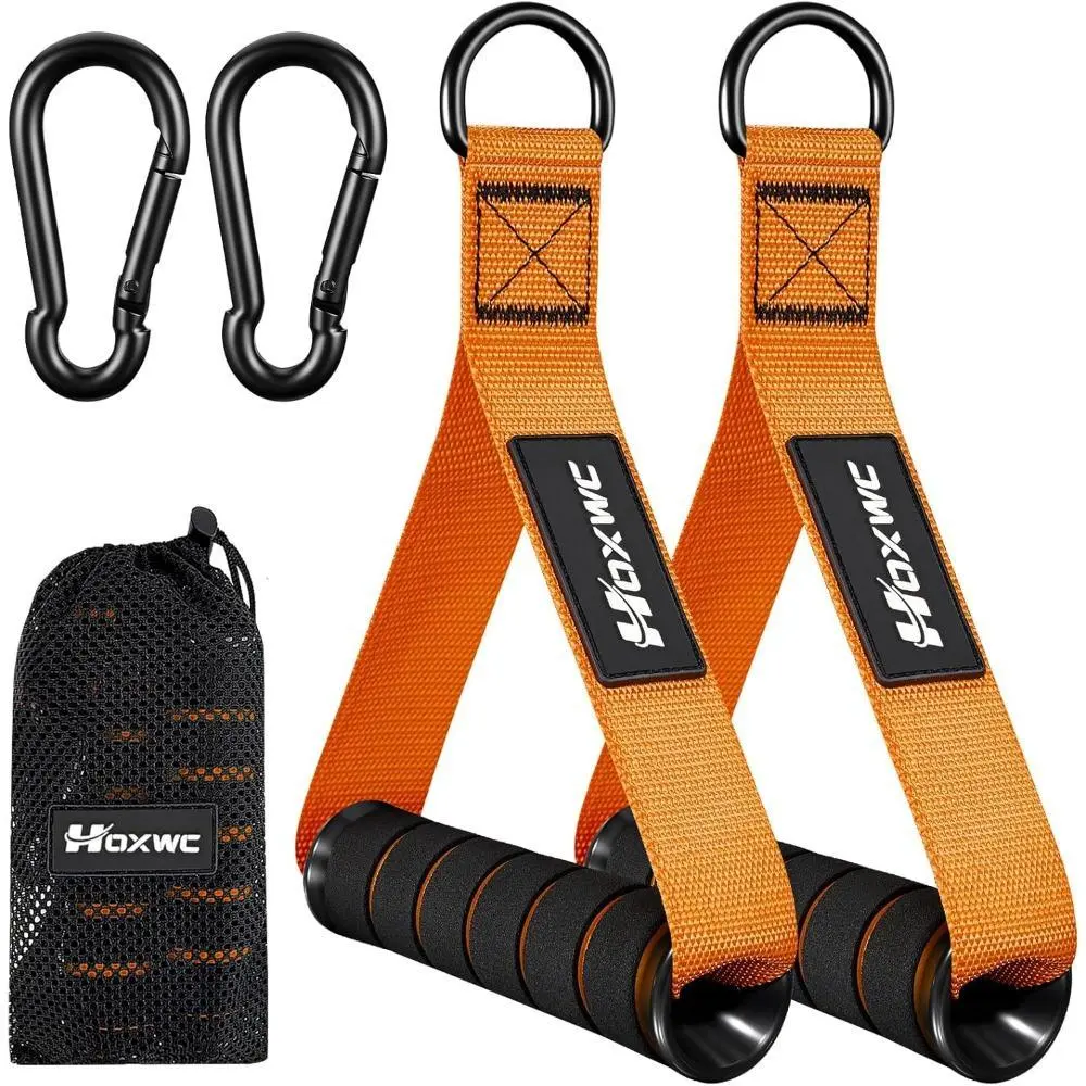 Cable Handles For Gym Equipment, Heavy Duty Handles For Resistance Band, Replacement Exercise Handles For Cable Machine, Pulley System, Strength Trainer, Pull Down Workout, Cable Attachments For Home Gym